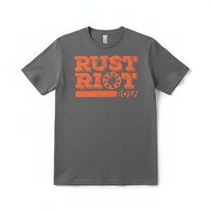 VINTAGE - Grey Roller derby Rush Riot 2016 - t-shirt - Men medium